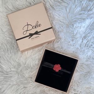 Dolce & Gabbana ROSA EXCELSA ceramic flower bracelet